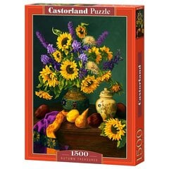 Pusle päevalilledega Castorland Autumn Treasures, 1500 tk hind ja info | Pusled lastele ja täiskasvanutele | hansapost.ee