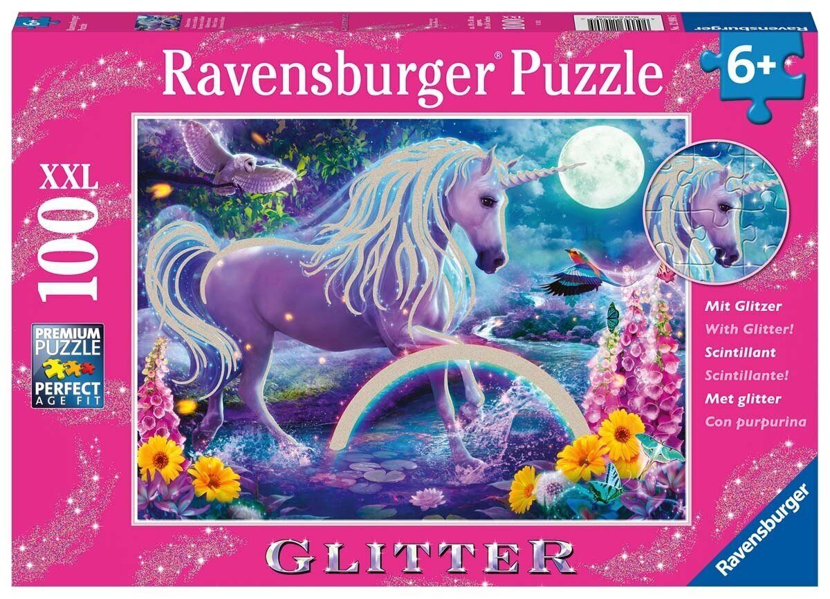 Pusle Ravensburger Unicorn, 100 tk hind ja info | Pusled lastele ja täiskasvanutele | hansapost.ee