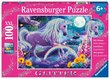 Pusle Ravensburger Unicorn, 100 tk цена и информация | Pusled lastele ja täiskasvanutele | hansapost.ee