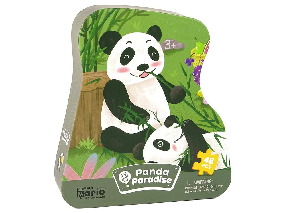 Pusle mängus LeanToys Panda Forest 48 tk hind ja info | Pusled lastele ja täiskasvanutele | hansapost.ee