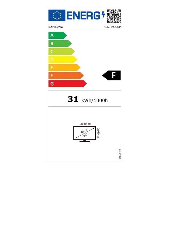 Samsung LU32J590UQPXEN hind ja info | Monitorid | hansapost.ee