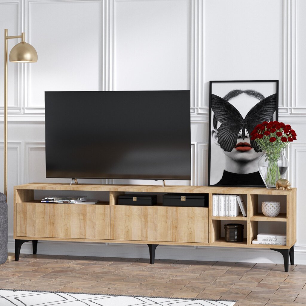 TV laud Kalune Design Eva, pruun hind ja info | Televiisori alused | hansapost.ee