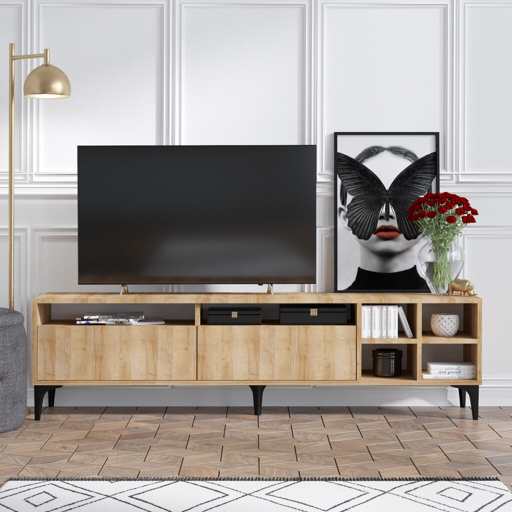 TV laud Kalune Design Eva, pruun hind ja info | Televiisori alused | hansapost.ee