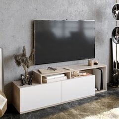 TV-laud Kalune Design Nexera, pruun/valge hind ja info | Televiisori alused | hansapost.ee