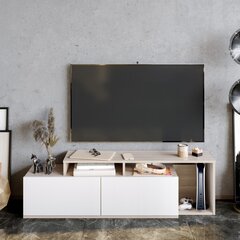 ТВ столик Kalune Design Nexera, коричневый/белый цена и информация | Тумбы под телевизор | hansapost.ee