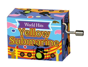 Музыкальная шкатулка Fridolin Yellow Submarine World Hits Rock'n Pop цена и информация | Развивающие игрушки для детей | hansapost.ee