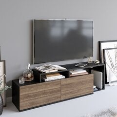 ТВ стол Kalune Design Nexera, черный/коричневый цена и информация | Тумбы под телевизор | hansapost.ee
