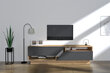TV-laud Kalune Design Yaprak, pruun/hall hind ja info | Televiisori alused | hansapost.ee