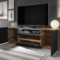 TV-laud Selsey Bros, must/pruun hind ja info | Televiisori alused | hansapost.ee