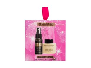 Косметический набор Makeup Revolution London: фиксатор макияжа, 30 мл + рассыпчатая пудра, 10 г цена и информация | Пудры, базы под макияж | hansapost.ee