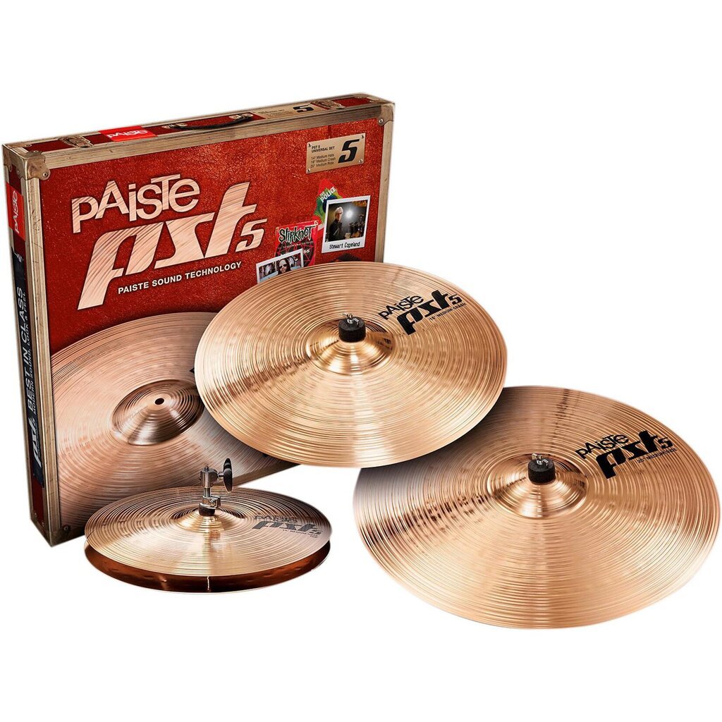 Trummitaldrikute komplekt Paiste PST 5 Universal hind ja info | Muusikainstrumentide tarvikud | hansapost.ee