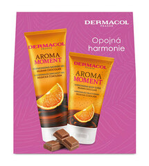 Kehahooldustoodete kinkekomplekt Dermacol Aroma Ritual Belgian chocolate naistele: dušigeel, 250 ml + kehakoorija, 150 ml hind ja info | Dušigeelid, õlid | hansapost.ee