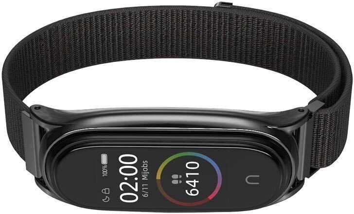 Kellarihm Tech-Protect Nylon Xiaomi Mi Band 5/6, must hind ja info | Nutikellade aksessuaarid ja tarvikud | hansapost.ee