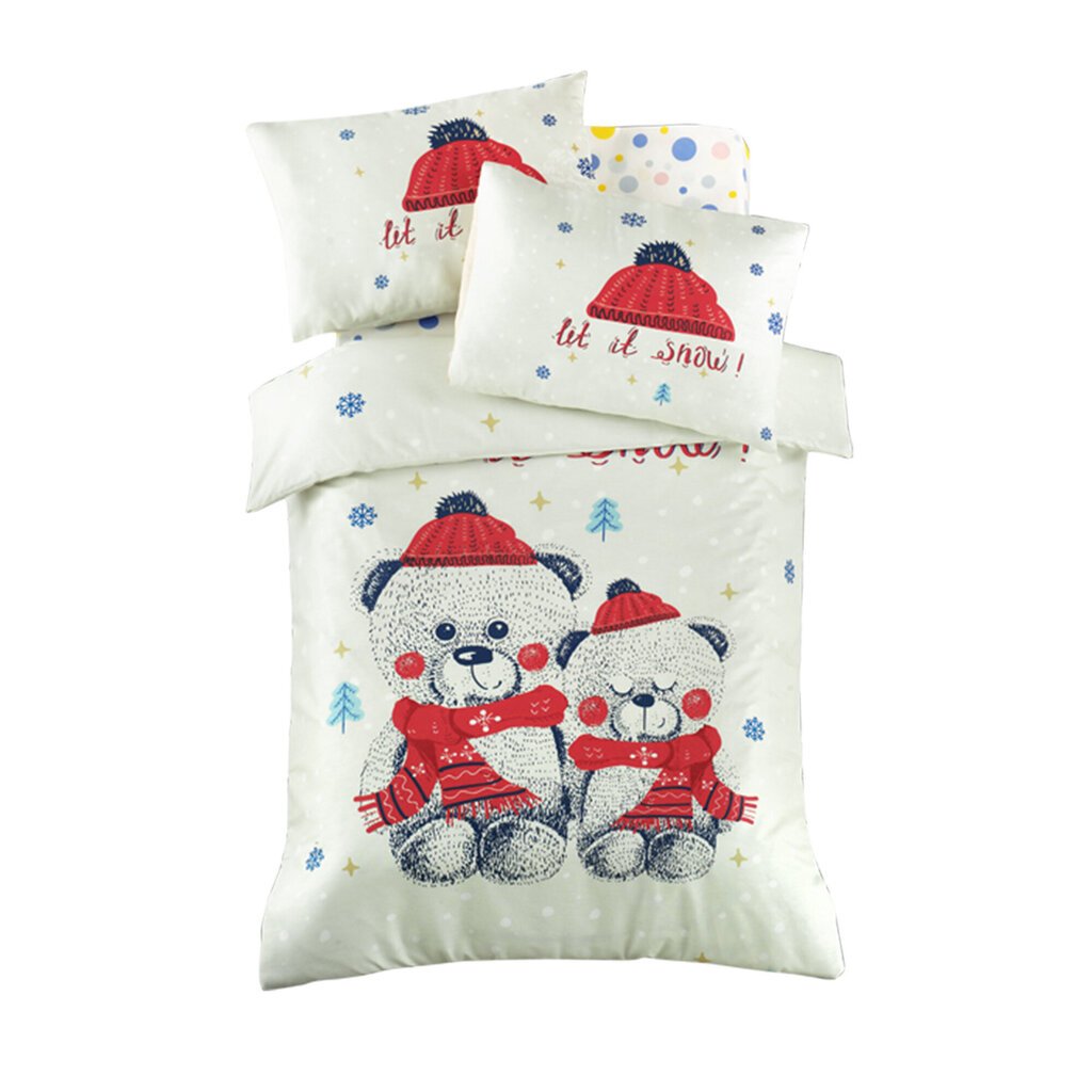 Laste voodipesukomplekt Snow, 100x150 cm, 4-osaline hind ja info | Laste voodipesu | hansapost.ee