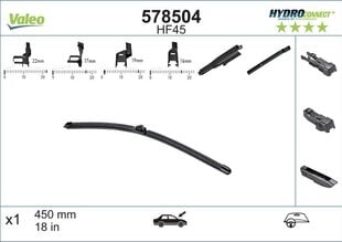 Klaasipuhasti kumm Valeo Hydroconnect price and information | Wipers | hansapost.ee