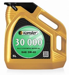 Kansler SAE 5W-40 Fully syntchetic моторное масло, 5л. цена и информация | Моторные масла | hansapost.ee