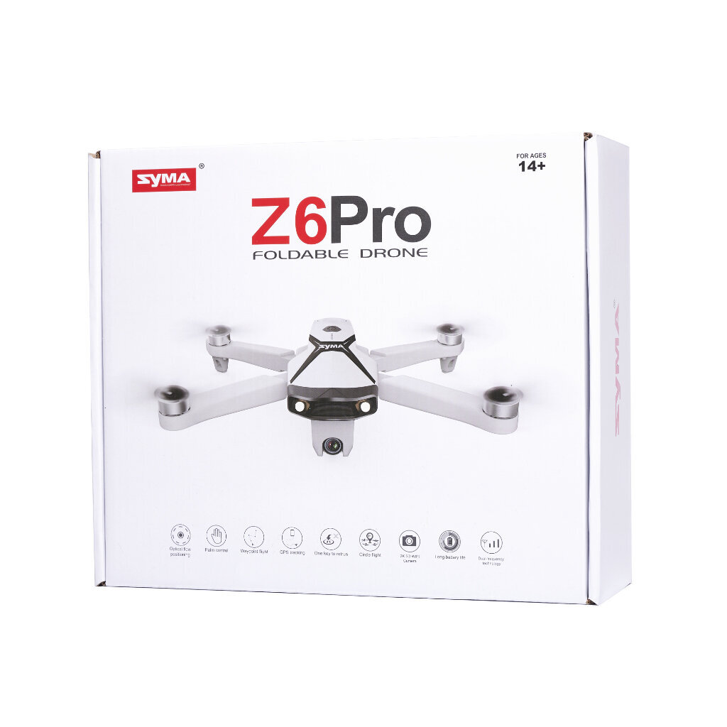 RC droon Syma Z6PRO GPS 4K 5G Wifi FPV 2,4 GHz цена и информация | Droonid | hansapost.ee