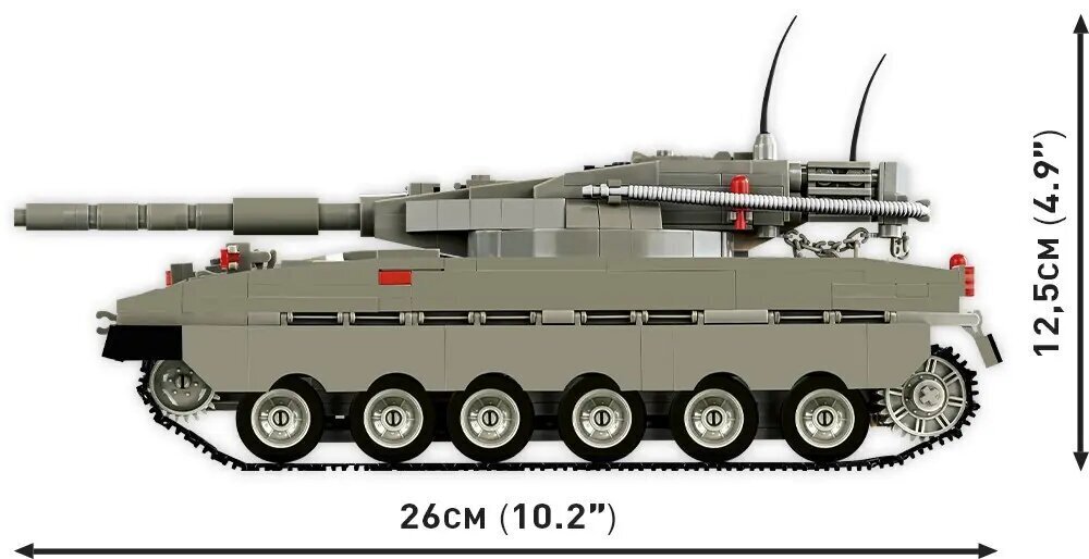 Merkava Mk. 1/2 hind ja info | Klotsid ja konstruktorid | hansapost.ee