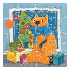 Пазл Dodo Рождество у котят 16 деталей цена и информация | Пазлы | hansapost.ee