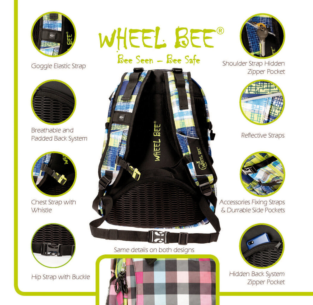 Seljakott Wheel-Bee Generation Z 30 l, roheline цена и информация | Spordikotid ja seljakotid | hansapost.ee