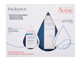 Näohoolduskomplekt Avène Hydrance Riche naistele: niisutav näokreem, 40 ml + seerum, 30 ml hind ja info | Näokreemid | hansapost.ee