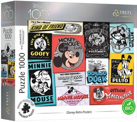 Pusle Trefl Prime Disney Retro plakatid UFT 1000 hind ja info | Pusled lastele ja täiskasvanutele | hansapost.ee