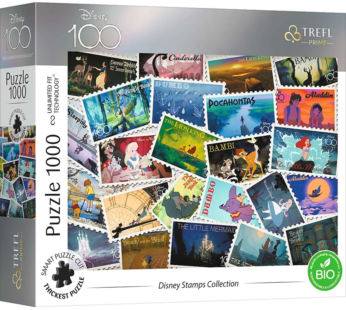 Pusle Trefl Disney postmarkide kollektsioon Prime 1000 цена и информация | Pusled lastele ja täiskasvanutele | hansapost.ee