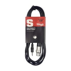 Stagg XLR 3,5 мм, 1 м цена и информация | Кабели и провода | hansapost.ee