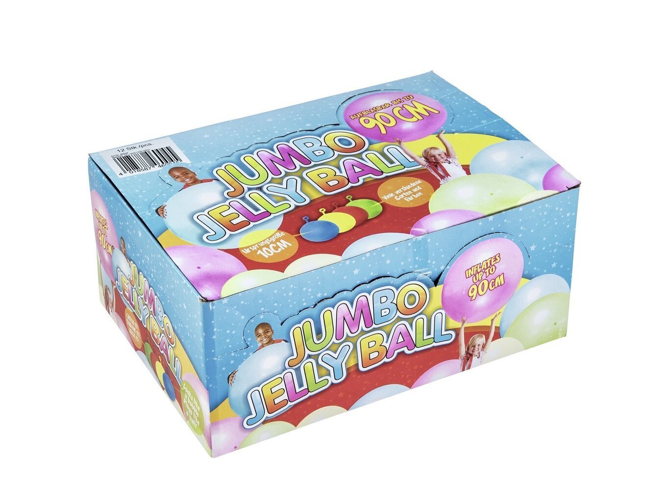 Täispuhutavad pallid Mega Jumbo Jelly Ball, 12 tk. цена и информация | Peokaunistused ja dekoratsioonid | hansapost.ee