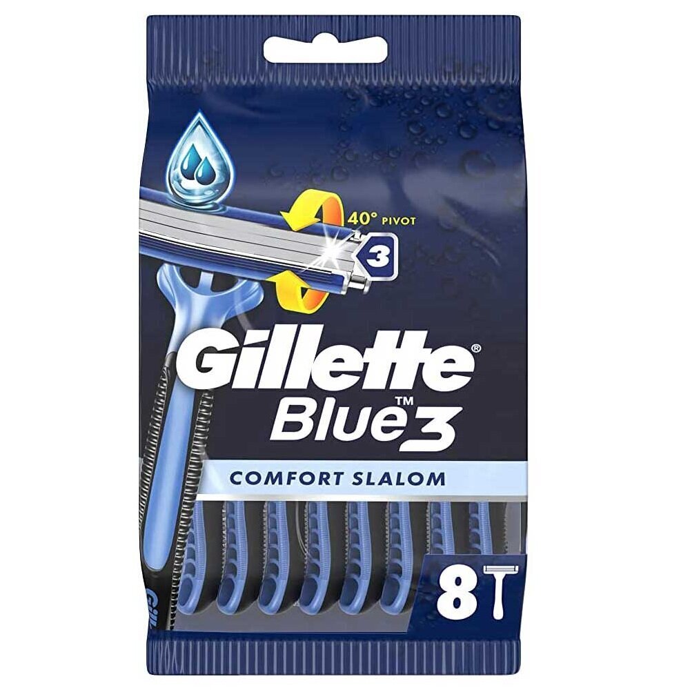 Habemeajamisterade komplekt Gillette Blue 3 Comfort, 8-osaline hind ja info | Raseerimisvahendid | hansapost.ee