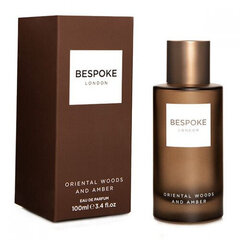 Parfüümvesi Bespoke London Oriental Woods and Amber EDP meestele, 100 ml цена и информация | Духи для Него | hansapost.ee