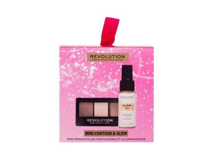 Kosmeetikakomplekt Makeup Revolution London: meigifiksaator, 30 ml + universaalne puuder, 3x1,05 g price and information | Foundations and powders | hansapost.ee