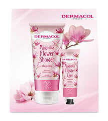 Kehahooldustoodete kinkekomplekt Dermacol Magnolia Flower Care II naistele: dušigeel, 200 ml + kätekreem, 30 ml цена и информация | Масла, гели для душа | hansapost.ee