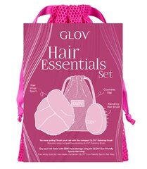 Juuksehoolduskomplekt Glov Hair Essentials: juukseturban + hari + kott hind ja info | Kammid, juukseharjad ja juuksuri käärid | hansapost.ee