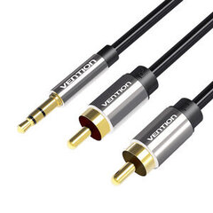 Vention BCFBH, 3.5mm Male to 2x RCA Male, 2m hind ja info | Juhtmed ja kaablid | hansapost.ee