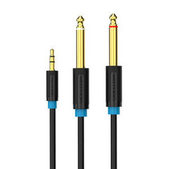 Vention BACBH, 3.5mm TRS Male to 2x 6.35mm Male, 2m цена и информация | Кабели и провода | hansapost.ee