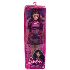 Кукла Barbie Fashionistas - розовое клетчатое платье цена и информация | Игрушки для девочек | hansapost.ee