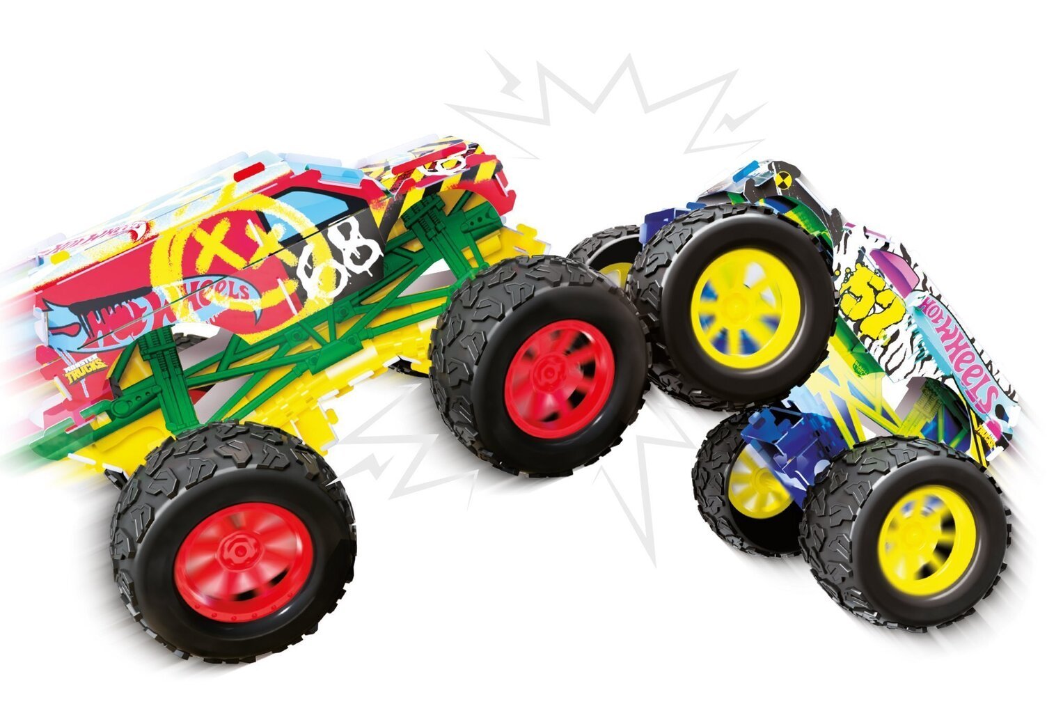 Maker Kitz Bladez Hot Wheels Monster Truck kokkupandav hind ja info | Klotsid ja konstruktorid | hansapost.ee