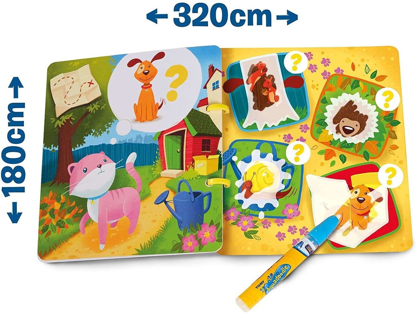 Vesivärvimisraamat Aquadoodle E73266 hind ja info | Arendavad laste mänguasjad | hansapost.ee