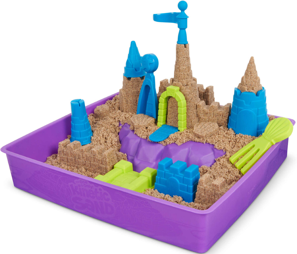 Rannalinnuse komplekt Kinetic Sand vormid salv ja tarvikud hind ja info | Kunstitarbed, voolimise tarvikud | hansapost.ee