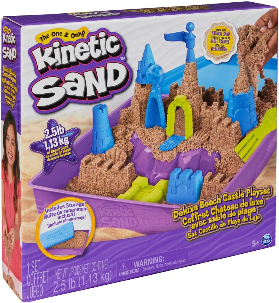 Rannalinnuse komplekt Kinetic Sand vormid salv ja tarvikud hind ja info | Kunstitarbed, voolimise tarvikud | hansapost.ee