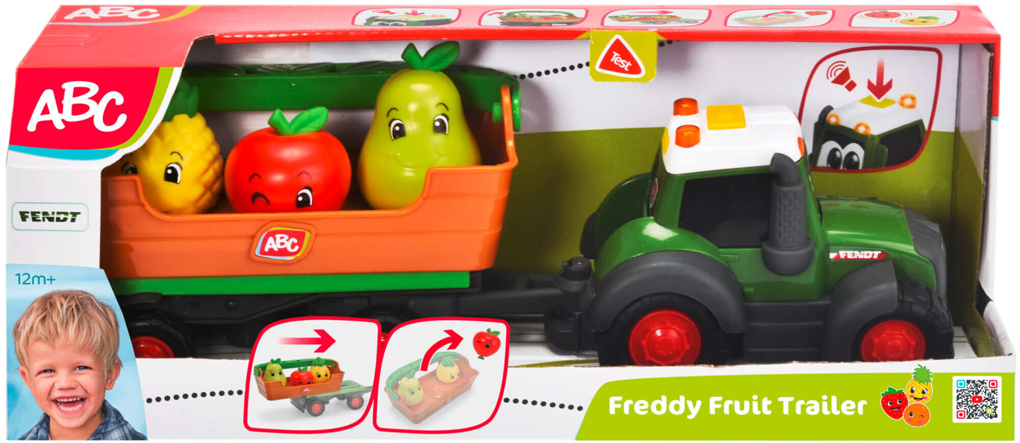 Komplekt ABC Freddy Fruit Trailer interaktiivne traktori helituli hind ja info | Mänguasjad tüdrukutele | hansapost.ee