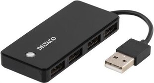 Deltaco UH-480 цена и информация | Адаптеры и USB-hub | hansapost.ee