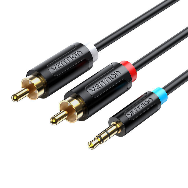 Vention BCLBG, 3.5mm Male to 2x Male RCA, 1.5m hind ja info | Juhtmed ja kaablid | hansapost.ee