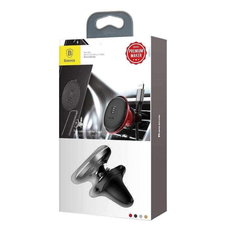 Car Mount Holder Baseus Magnetic Air Vent Black OS hind ja info | Telefonihoidjad | hansapost.ee