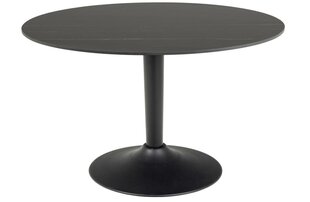 Кофейный столик Malta, 90x90 см, черный цена и информация | Журнальные столики | hansapost.ee