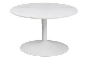Кофейный столик Malta, 60х60 см, белый цена и информация | Журнальные столики | hansapost.ee