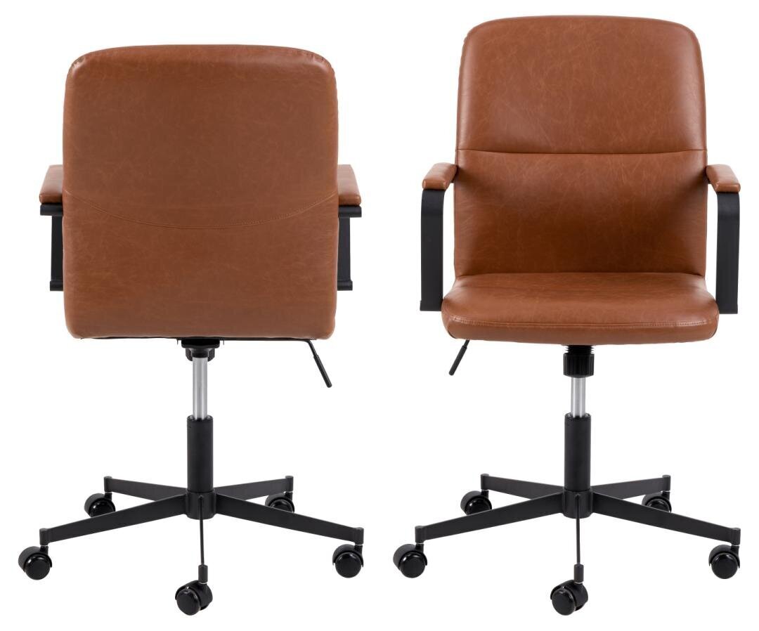 2-tooli komplekt Flora, pruun hind ja info | Kontoritoolid | hansapost.ee