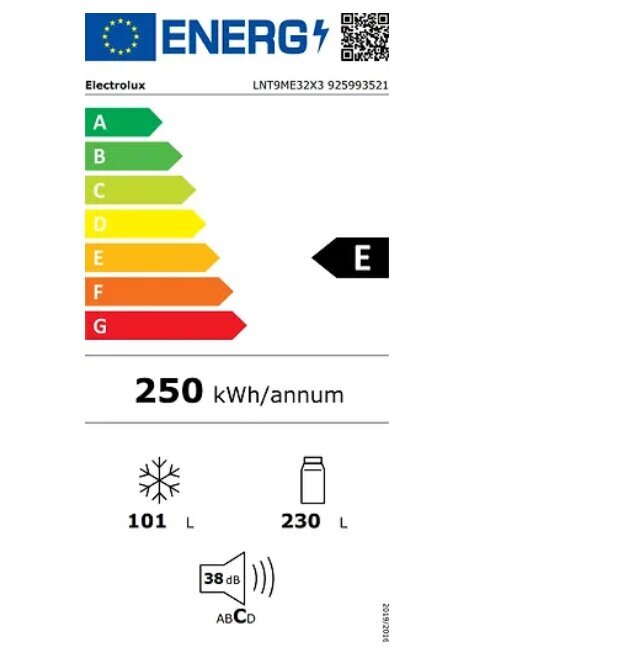 Electrolux LNT9ME32X3 800 hind ja info | Külmkapid-külmikud | hansapost.ee