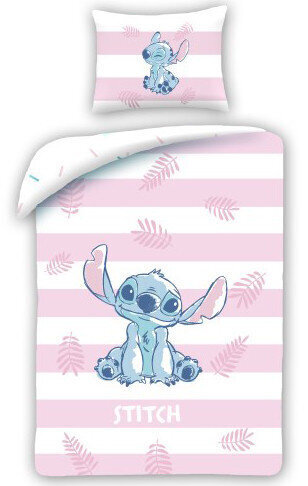 Laste voodipesukomplekt Disney Lilo and Stitch Pink, 140×200, 2 osa цена и информация | Laste voodipesu | hansapost.ee